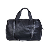 Childhome sac à langer Mommy bag signature simili cuir noir CWMBBSLBL