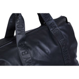 Childhome sac à langer Mommy bag signature simili cuir noir CWMBBSLBL