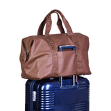 Childhome sac à langer Mommy Bag signature simili cuir marron CWMBBSLDB