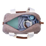 Childhome sac à langer Mommy Club Signature teddy brun CWMCSTSB