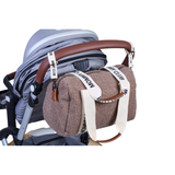 Childhome sac à langer Mommy Club Signature teddy brun CWMCSTSB