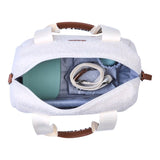 Childhome sac à langer Mommy Club Signature teddy écru CWMCSTW