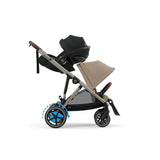 Cybex poussette e-gazelle almond beige chassis taupe 524000547 expo (PAS D'ENVOI POSSIBLE)