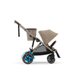 Cybex poussette e-gazelle almond beige chassis taupe 524000547 expo (PAS D'ENVOI POSSIBLE)