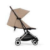 Cybex poussette new Orfeo chassis taupe coloris almond beige 525000317