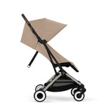 Cybex poussette new Orfeo chassis taupe coloris almond beige 525000317