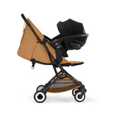 Cybex poussette NEW Orfeo châssis noir coloris cinnamon 526001103 expo (pas d'envoi)