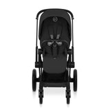 Cybex NEW Priam Comfort châssis matt black, siège et nacelle pliable sepia black 526000011