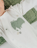 Noukie's pyjama bébé en velours avec broderie éléphant Z2583371