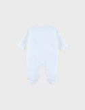Noukie's pyjama bébé en velours avec broderie éléphant Z2583371