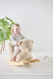 Nattou animal a bascule teddy ours beige 544085