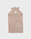Noukie's Fluffy, Orso & Lily cape de bain beige en éponge 75x75cm BB2550.50