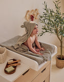 Noukie's Cape de bain verte en éponge 75x75cm BB2550.51