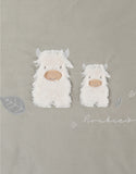 Noukie's Fluffy, Orso & Lily couverture brodée vert kaki 100x140cm en veloudoux® BB2550.09