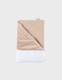 Noukie's Fluffy, Orso & Lily couverture brodée écrue 75x100cm en Veloudoux® BB2550.42