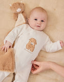 Noukie's Fluffy, Orso & Lily pyjama en velours blanc brodé Fluffy T2550131