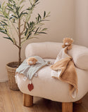 Noukie's Fluffy, Orso & Lily doudou XXL en Veloudoux® beige écru Fluffy Cow N2553.09