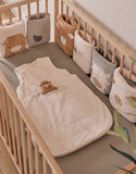 Noukie's Fluffy, Orso & Lily gigoteuse écrue brodée 70cm en Veloudoux® BB2550.05