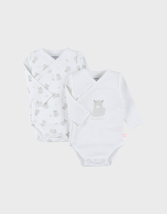 Noukie's Fluffy, Orso & Lily body coton longues manches T2550181