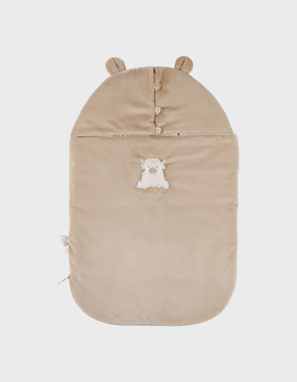 Noukie's Fluffy, Orso & Lily chancelière beige en Veloudoux® BB2550.07