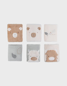 Noukie's Fluffy, Orso & Lily protège-barreaux pour lit et parc bébé (lot de 6) BB2550.02