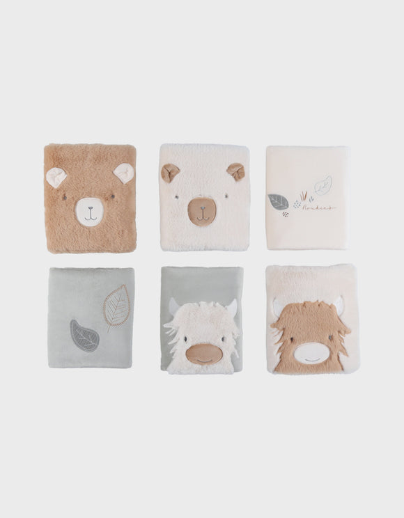 Noukie's Fluffy, Orso & Lily protège-barreaux pour lit et parc bébé (lot de 6) BB2550.02