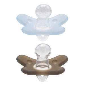 Difrax sucette en silicone 0-6m ice/clay (lot de 2) 4349155