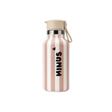 Zakuw gourde à paille 350ml  Stripe vieux rose G-STRIPE-ROSE