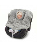 Noukie's poncho en fausse fourrure gris BB2602.01