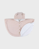 Noukie's poncho en fausse fourrure rose BB2602.02