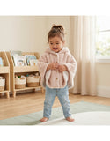 Noukie's poncho en fausse fourrure rose BB2602.02