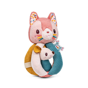 Lilliputiens hochet à poignées Jeanne le chat 83617