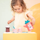 Lilliputiens jouet de bain set de thé Jeanne le chat 83662