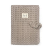 Babyshower protège-carnet de santé gofre latte PDOKGLT