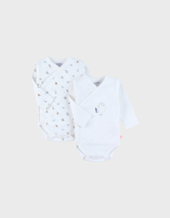 Noukie's body croisé en coton Lovely Bird Z2588181
