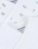 Noukie's body coton longues manches blanc motif floral (lot de 2) Z2588181