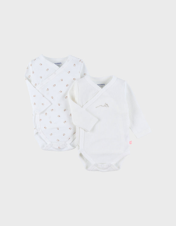 Noukie's body croisé en coton Romantic  flowers Z2587181