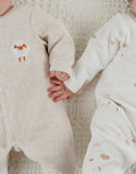 Noukie's pyjama bébé en velours brodé mouton (lot de 2) Z2590372