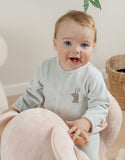 Noukie's pyjama bébé velours brodé lapin (lot de 2) Z2581371