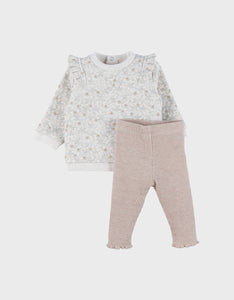 Noukie's ensemble sweatshirt fleuri et legging Z2557371