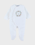 Noukie's pyjama en velours Babou blanc T600131