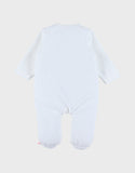 Noukie's pyjama en velours Babou blanc T600131