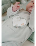Noukie's pyjama en velours Coeur vert T600206