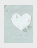 Noukie's pyjama en velours Coeur vert T600206