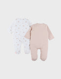 Noukie's pyjamas en jersey vintage flowers (lot de 2) T600337