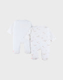 Noukie's pyjamas en jersey zèbre (lot de 2) T600332