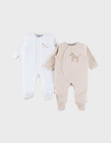 Noukie's pyjama en velours Zèbre (lot de 2) T600331