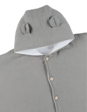 Noukie's poncho en gaze de coton kaki BB2642.362
