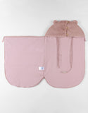 Noukie's chancelière de groupe 0 en fausse fourrure rose poudré BB2426.07