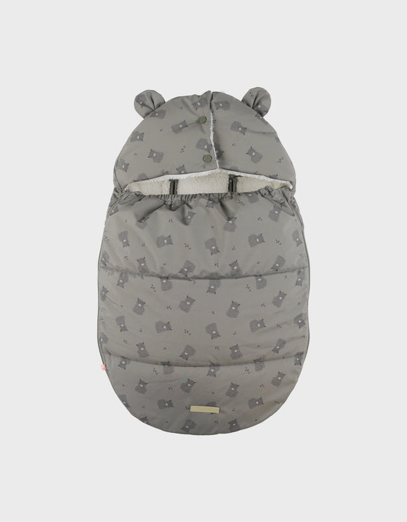 Noukie's Mix & Match chancelière déperlante kaki en sherpa BB2526.57